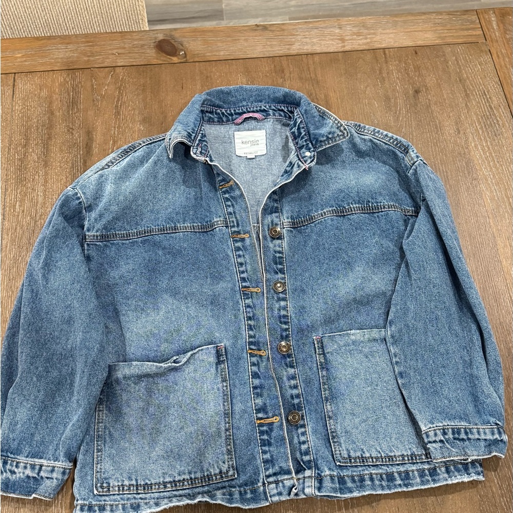 Kensie Blue Jean Jacket